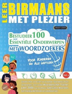 LEER BIRMAANS MET PLEZIER - VOOR KINDEREN - Best Activity Books