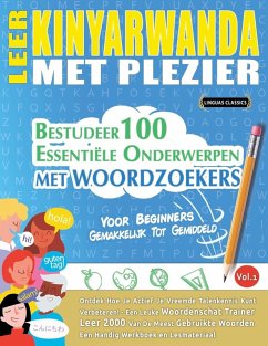 Cover LEER KINYARWANDA MET PLEZIER - VOOR BEGINNERS