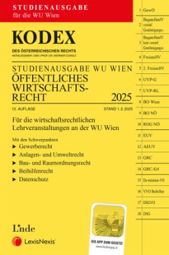 Cover KODEX Öffentliches Wirtschaftsrecht 2025 - inkl. App