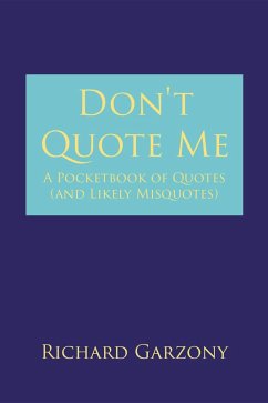 Cover Don't Quote Me (eBook, ePUB)