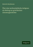 Über eine nacheuripidische Antigone: ein Beitrag zur griechischen Literaturgeschichte