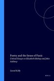 Poetry and the Sense of Panic Poetry and the Sense of Panic