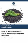 Linie × Tester-Analyse für Ertrag und ertragssteigernde Merkmale