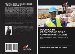 Cover POLITICA DI PROMOZIONE DELLE COMPETENZE LOCALI: