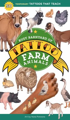 Cover Busy Barnyard of Tattoo Farm Animals