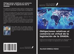 Cover Obligaciones relativas al comercio en virtud de la legislación de la OHADA.