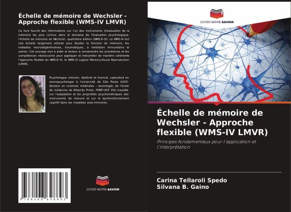 Échelle de mémoire de Wechsler - Approche flexible (WMS-IV LMVR) Échelle de mémoire de Wechsler - Approche flexible (WMS-IV LMVR)