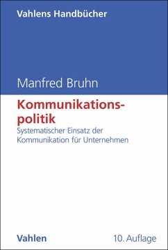 Kommunikationspolitik (eBook, PDF) - Bruhn, Manfred