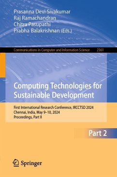Computing Technologies for Sustainable Development (eBook, PDF)