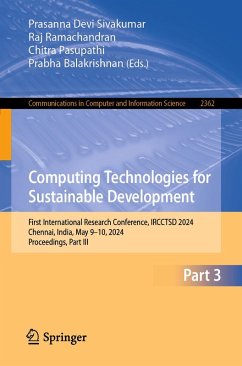 Computing Technologies for Sustainable Development (eBook, PDF)