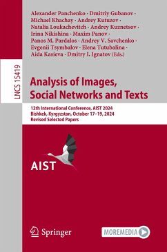 Analysis of Images, Social Networks and Texts