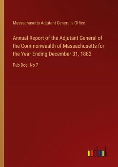 Cover Annual Report of the Adjutant General of the Commonwealth of Massachusetts for the Year Ending December 31, 1882