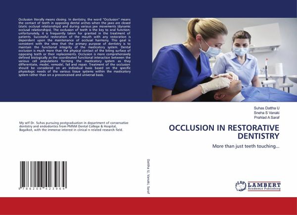 OCCLUSION IN RESTORATIVE DENTISTRY OCCLUSION IN RESTORATIVE DENTISTRY