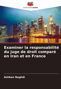 Cover Examiner la responsabilité du juge de droit comparé en Iran et en France