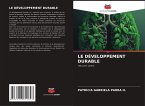 LE DÉVELOPPEMENT DURABLE