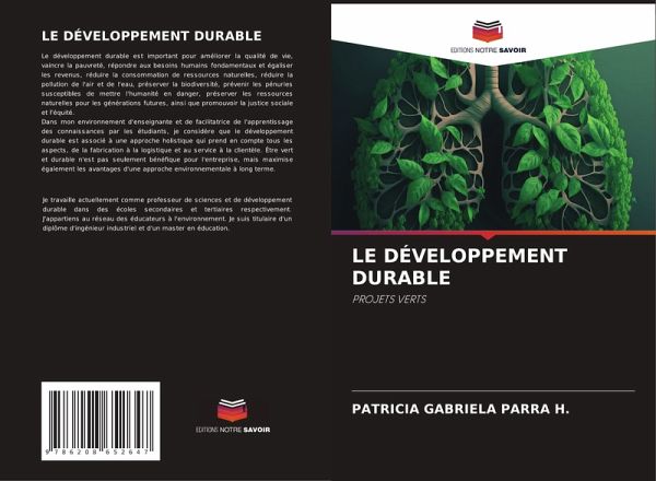 LE DÉVELOPPEMENT DURABLE