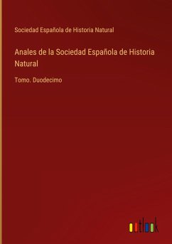 Anales de la Sociedad Española de Historia Natural