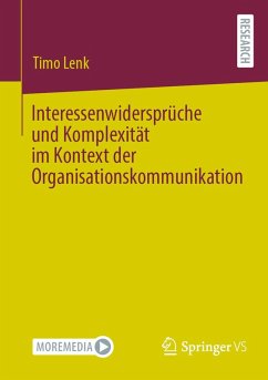 Cover Interessenwidersprüche und Komplexität im Kontext der Organisationskommunikation (eBook, PDF)