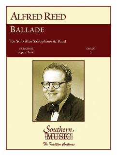 Cover Alfred Reed_Don Gillis Ballade Concert Band Partitur + Stimmen