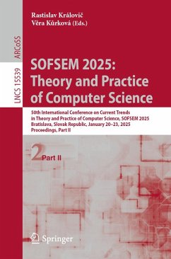 SOFSEM 2025: Theory and Practice of Computer Science (eBook, PDF)