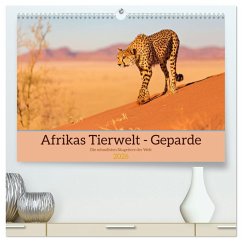 Afrikas Tierwelt - Geparde (hochwertiger Premium Wandkalender 2026 DIN A2 quer), Kunstdruck in Hochglanz