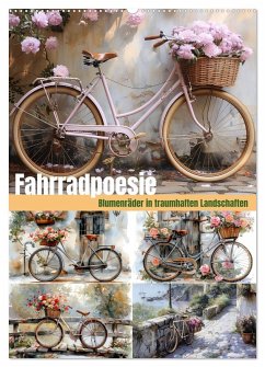 Fahrradpoesie (Wandkalender 2026 DIN A2 hoch), CALVENDO Monatskalender