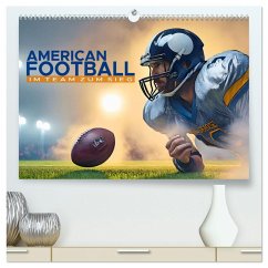 American Football - im Team zum Sieg (hochwertiger Premium Wandkalender 2026 DIN A2 quer), Kunstdruck in Hochglanz American Football - im Team zum Sieg (hochwertiger Premium Wandkalender 2026 DIN A2 quer), Kunstdruck in Hochglanz