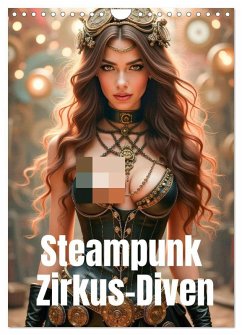 Cover Steampunk Zirkus-Diven (Wandkalender 2026 DIN A4 hoch), CALVENDO Monatskalender