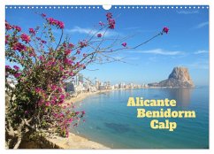 Alicante - Benidorm - Calp (Wandkalender 2026 DIN A3 quer), CALVENDO Monatskalender