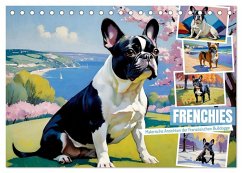 Cover Frenchies (Tischkalender 2026 DIN A5 quer), CALVENDO Monatskalender