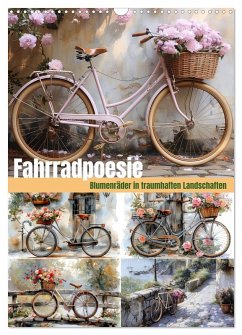 Fahrradpoesie (Wandkalender 2026 DIN A3 hoch), CALVENDO Monatskalender