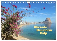 Alicante - Benidorm - Calp (Wandkalender 2026 DIN A4 quer), CALVENDO Monatskalender