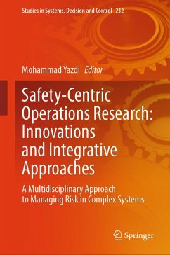 Cover Safety-Centric Operations Research: Innovations and Integrative Approaches (eBook, PDF)