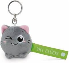 Cover Nici 62060 Schlüsselanhänger Katze Viel Glück! grün 5cm an