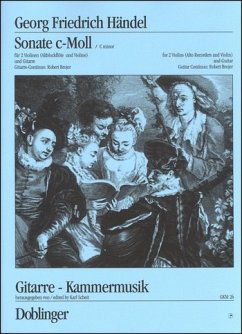 Cover Sonate c-Moll für 2 Violinen und Gitarre