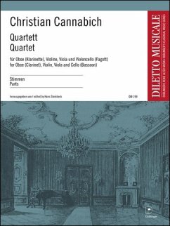 Cover Quartett für Oboe (Klarinette), Violine, Viola und Violoncello (Fagott), Stimmen