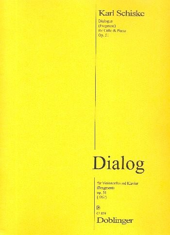 Dialog op.51 (Fragment) für Violoncello und Klavier