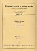 Te Deum D-Dur für Chor, Orchester und Orgel Klavierauszug Te Deum D-Dur für Chor, Orchester und Orgel Klavierauszug