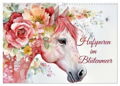 Cover Hufspuren im Blütenmeer (Wandkalender 2026 DIN A3 quer), CALVENDO Monatskalender