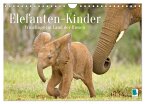 Elefantenkinder: Winzlinge im Land der Riesen (Wandkalender 2026 DIN A4 quer), CALVENDO Monatskalender