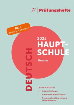 Cover Prüfungsheft & Training - 2025 Deutsch Hauptschule - Hessen - Original-Prüfungen und Lösungen