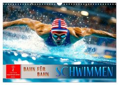 Schwimmen - Bahn für Bahn (Wandkalender 2026 DIN A3 quer), CALVENDO Monatskalender Schwimmen - Bahn für Bahn (Wandkalender 2026 DIN A3 quer), CALVENDO Monatskalender