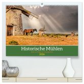 Historische Mühlen - Räder und Flügel der Vergangenheit (hochwertiger Premium Wandkalender 2026 DIN A2 quer), Kunstdruck in Hochglanz Historische Mühlen - Räder und Flügel der Vergangenheit (hochwertiger Premium Wandkalender 2026 DIN A2 quer), Kunstdruck in Hochglanz