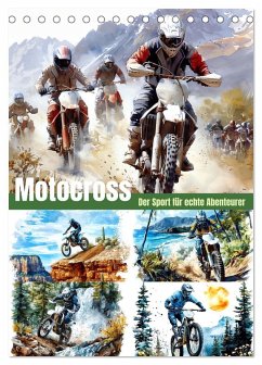 Cover Motocross - Der Sport für echte Abenteurer (Tischkalender 2026 DIN A5 hoch), CALVENDO Monatskalender
