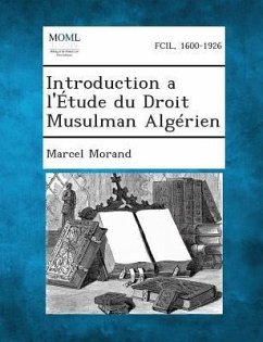 Cover Introduction a l'Étude du Droit Musulman Algérien