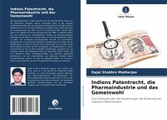 Cover Indiens Patentrecht, die Pharmaindustrie und das Gemeinwohl