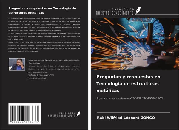 Preguntas y respuestas en Tecnología de estructuras metálicas Preguntas y respuestas en Tecnología de estructuras metálicas