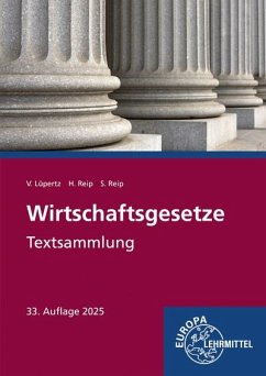 Cover Wirtschaftsgesetze. Textsammlung