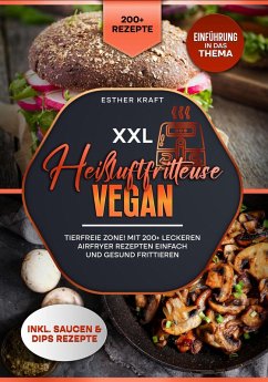 XXL Heißluftfritteuse Vegan (eBook, ePUB) Cover XXL Heißluftfritteuse Vegan (eBook, ePUB)