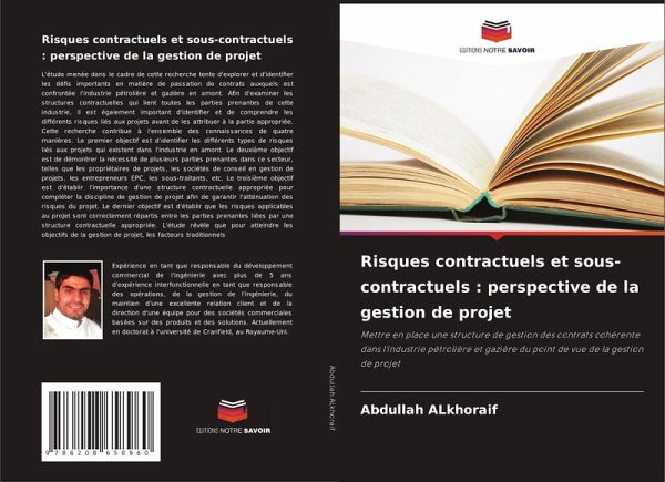 Risques contractuels et sous-contractuels : perspective de la gestion de projet